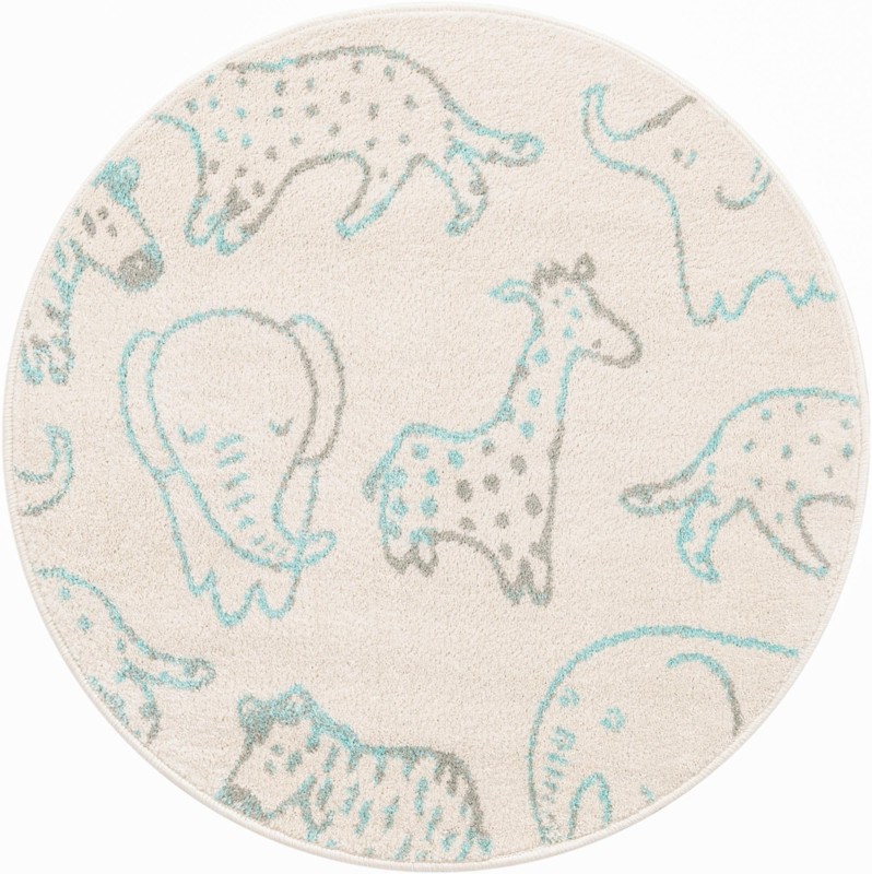 Ernest · Pictoral rug, ivory