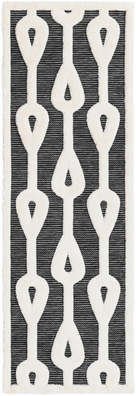 2' 7 x 8' Russell · Geometric rug, gray