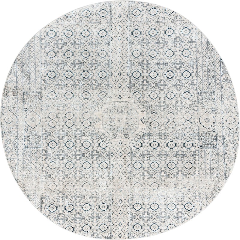 10' 2 x 10' 2 Bradshaw · Medallion rug, gray