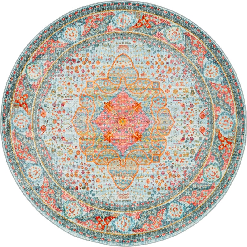 5' 5 x 5' 5 Lanier · Border rug