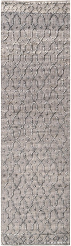 Ringwood · Lattice rug, heathered gray