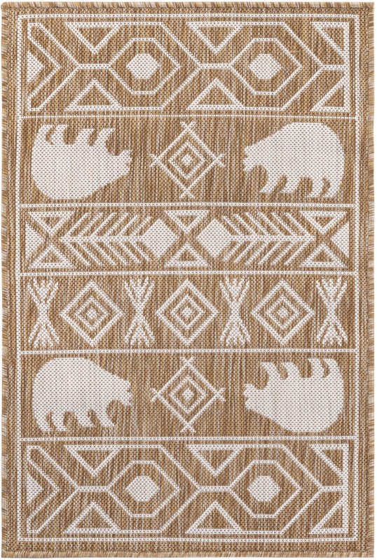 Ralston · Geometric Outdoor Rug, taupe