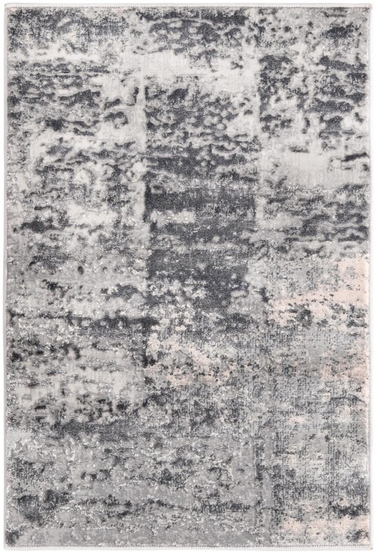 Evanston · Abstract rug, gray