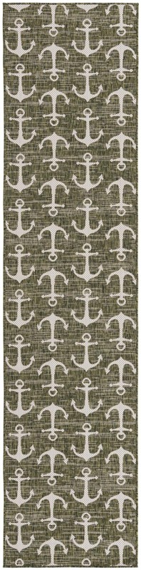 Millbrook · Pictoral Outdoor Rug, green