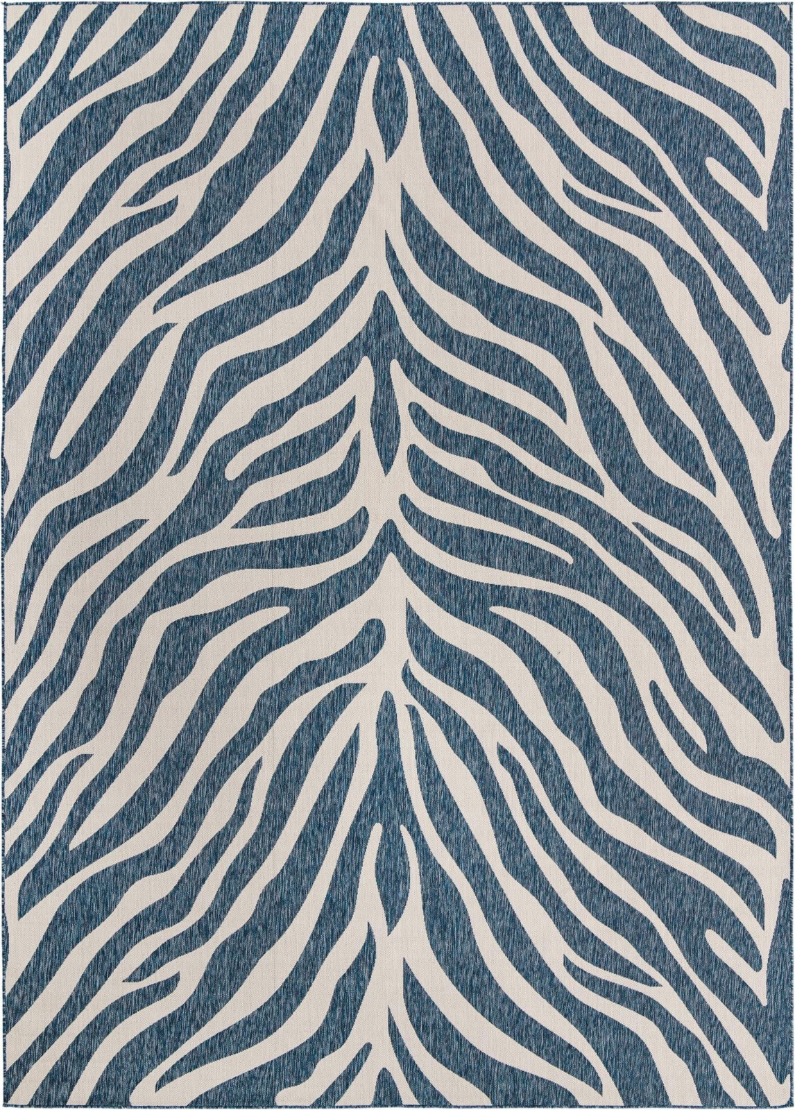 10' x 14' Abney · Animal print Outdoor Rug, blue