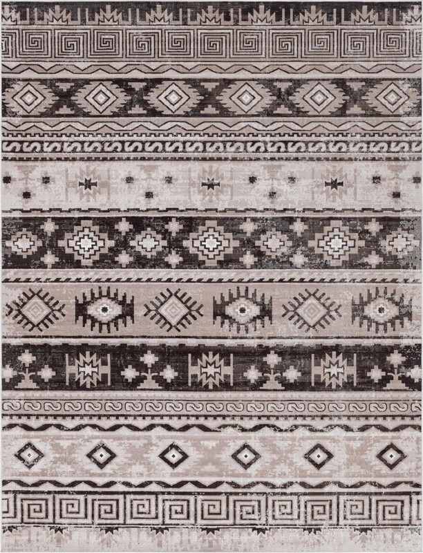 9' x 12' Lloyd · Border rug, beige