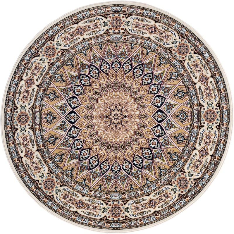 Blakemore · Medallion rug, ivory and tan