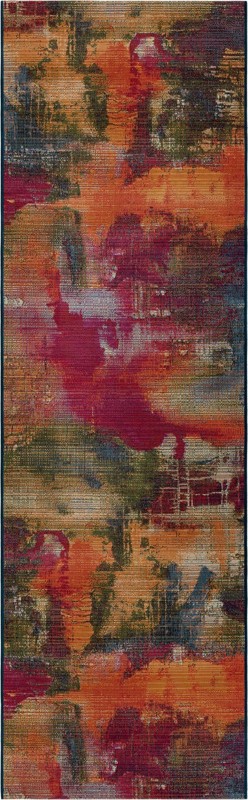 2' 7 x 11' Lomax · Abstract Outdoor Rug