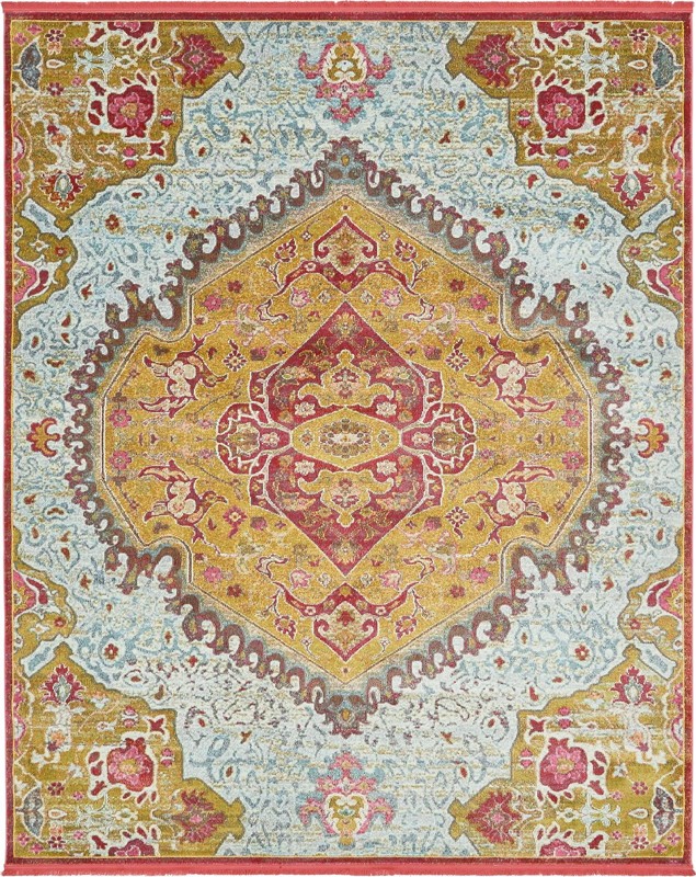 8' x 10' Lanier · Border rug