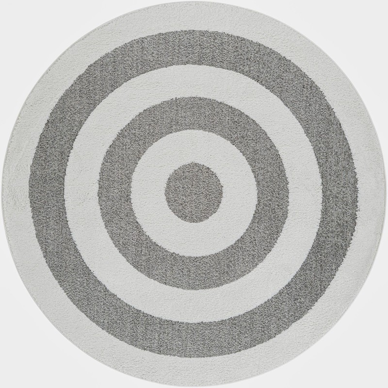 7' 10 x 7' 10 Rickard · Geometric rug, gray