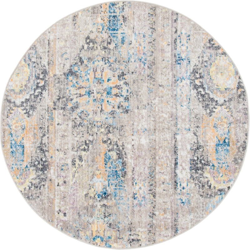 Amos · Abstract rug, gray