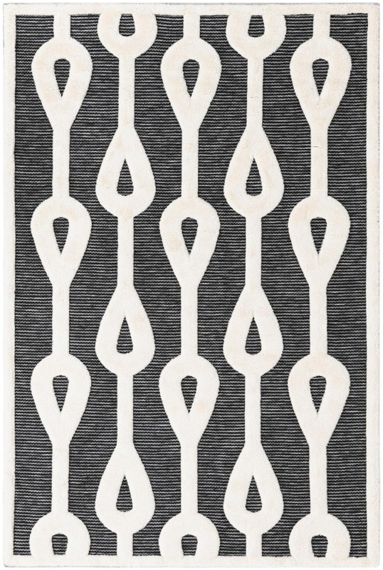 5' 3 x 8' Russell · Geometric rug, gray