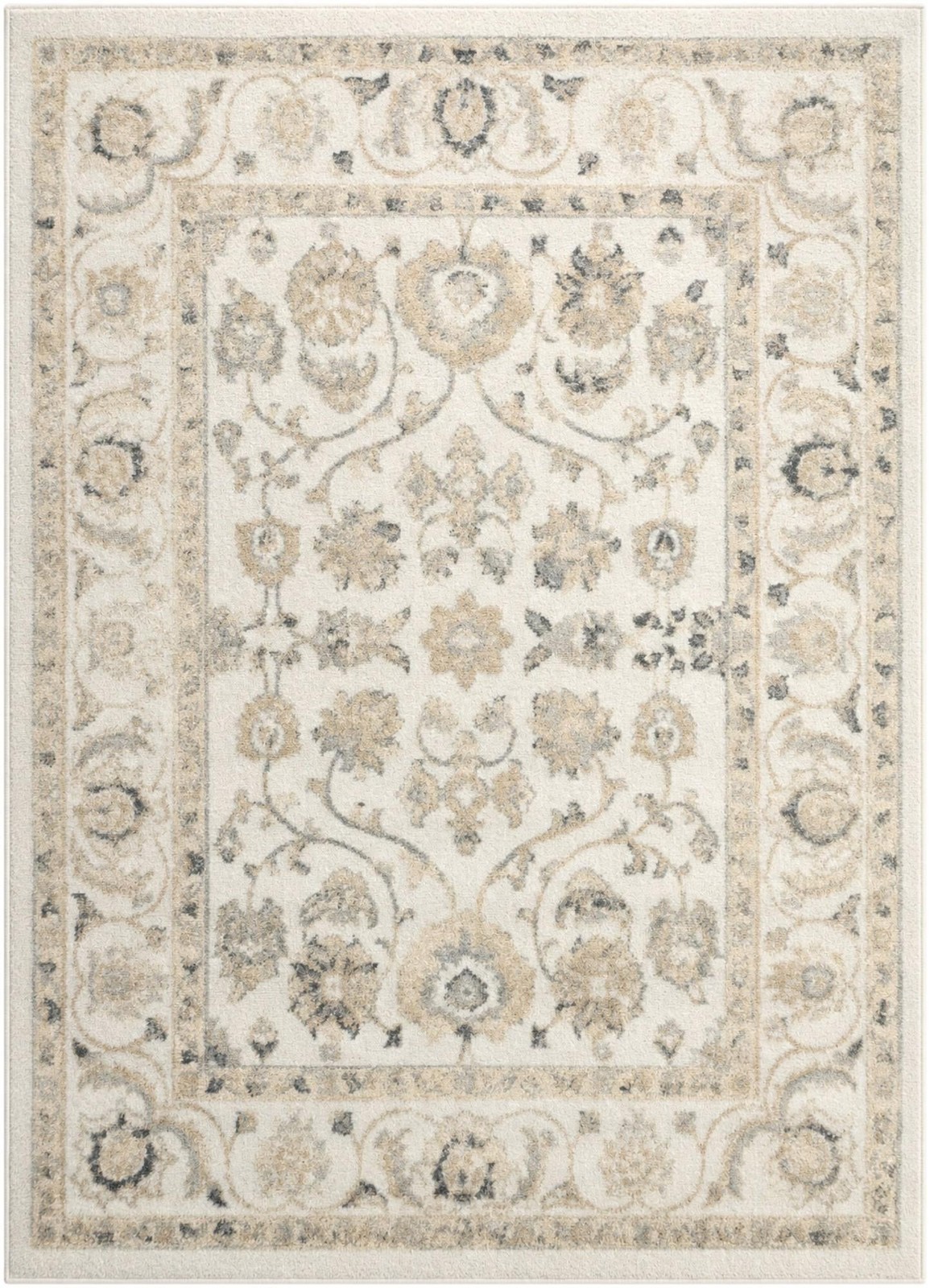 5' x 7' Aspen · Floral / botanical rug, ivory