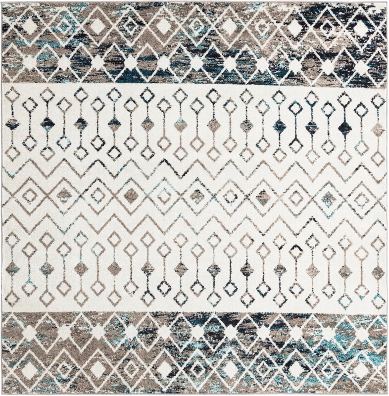 7' 10 x 7' 10 Vernon · Border rug