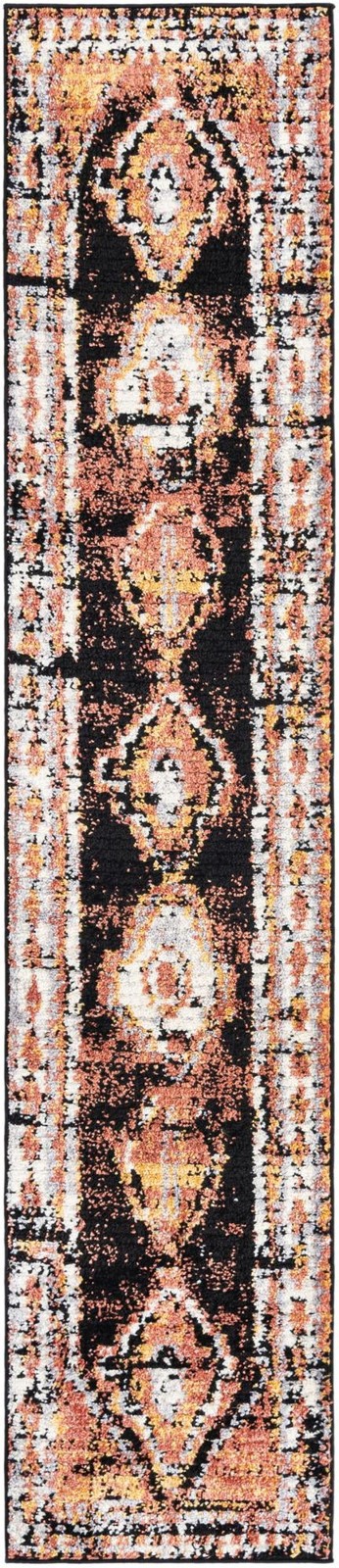 2' x 10' Corbin · Medallion rug, terracotta