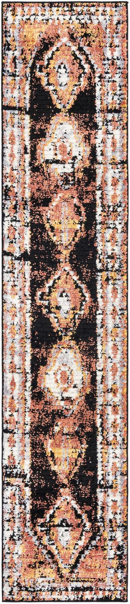 2' x 10' Corbin · Medallion rug, terracotta