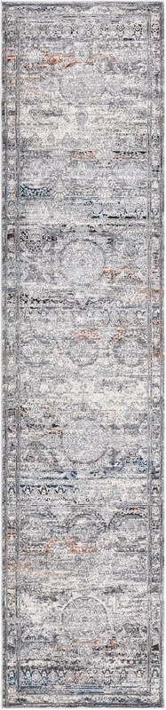 2' 7 x 12' Thrupp · Border rug, multi