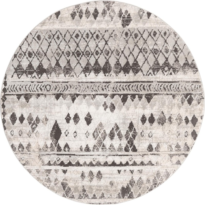 6' x 6' Collier · Diamond rug