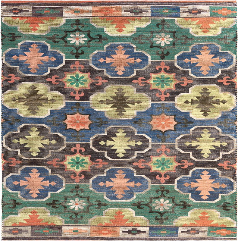7' 10 x 7' 10 Danbury · Border rug, multi