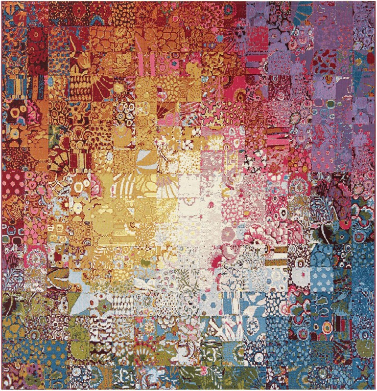 8' x 8' Plover · Patchwork Outdoor Rug