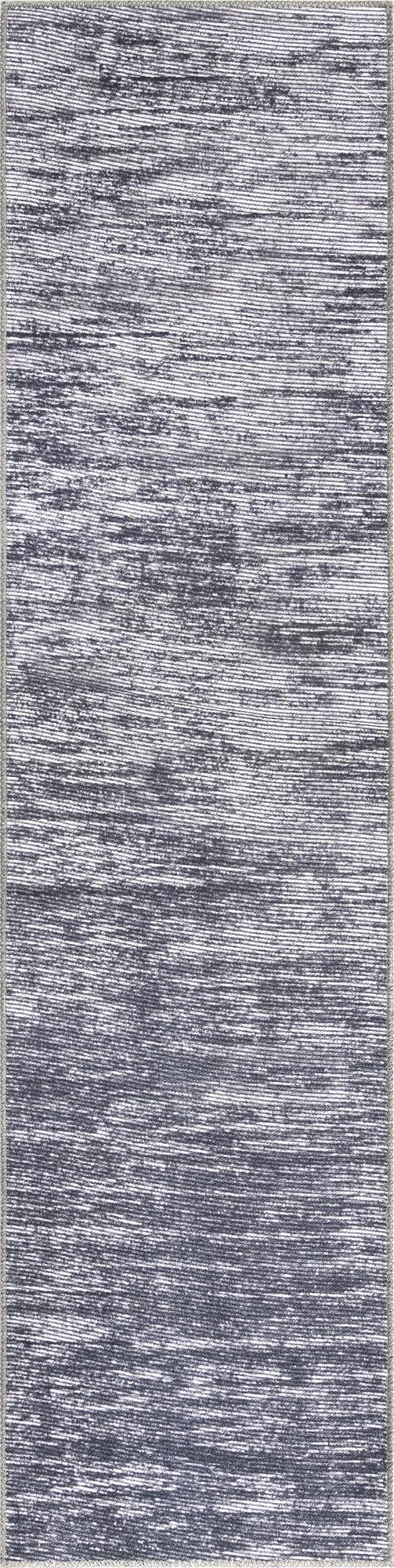 2' x 8' Prewitt · Gradient lines rug, gray and ivory