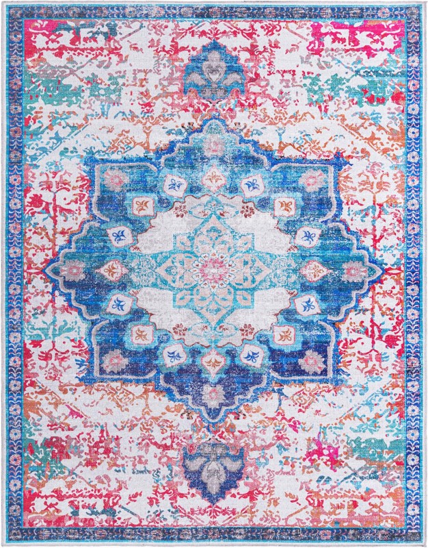 7' 10 x 10' Rideout · Border Washable Rug