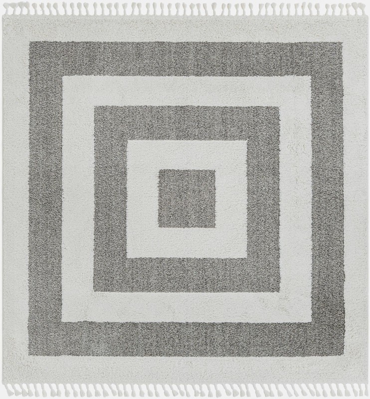 Rickard · Border rug, gray
