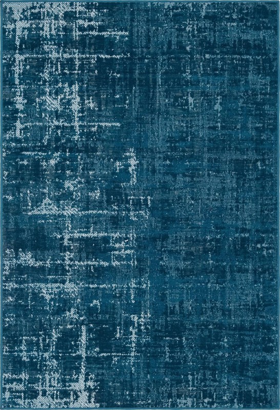 Byron · Abstract rug, blue
