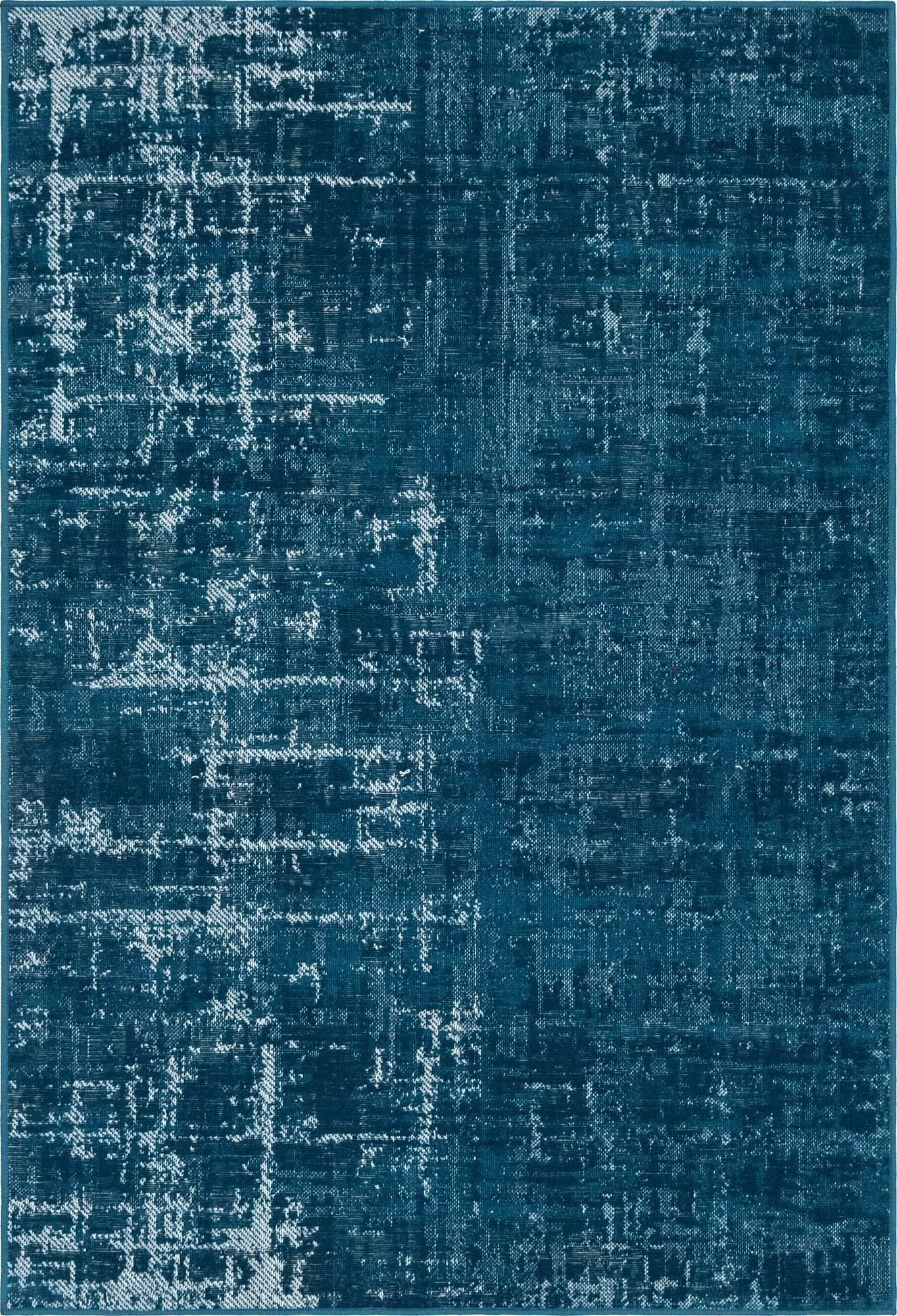 4' x 6' Byron · Abstract rug, blue
