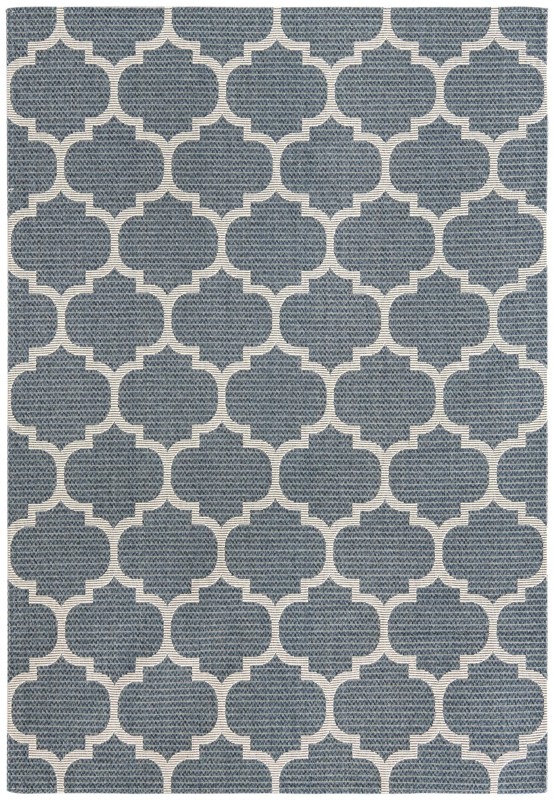 5' x 7' 2 Enid · Geometric rug, navy