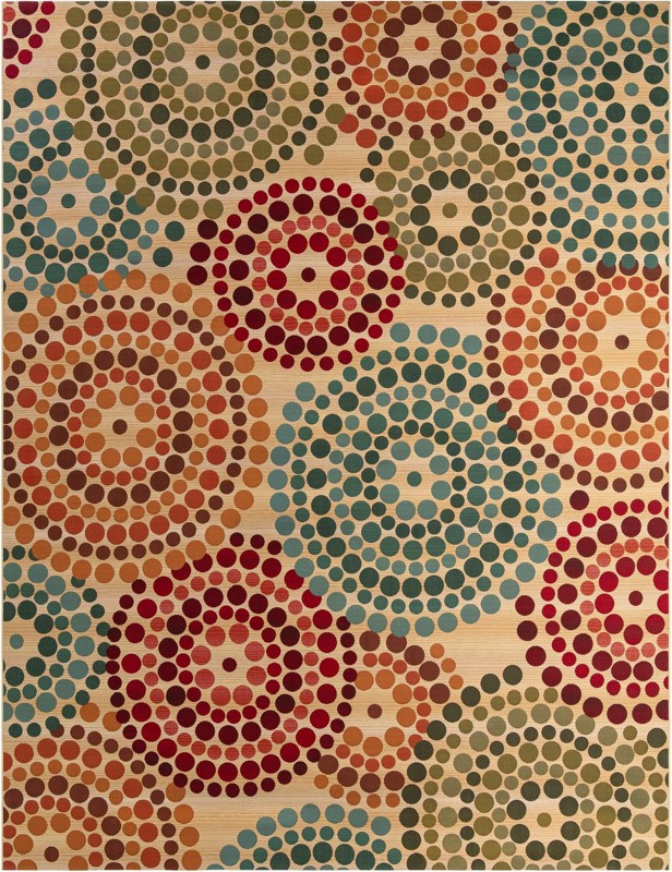 Lomax · Dot Outdoor Rug, beige and multicolor