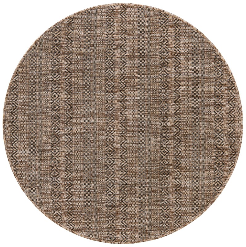 4' x 4' Merlin · Geometric Outdoor Rug, natural
