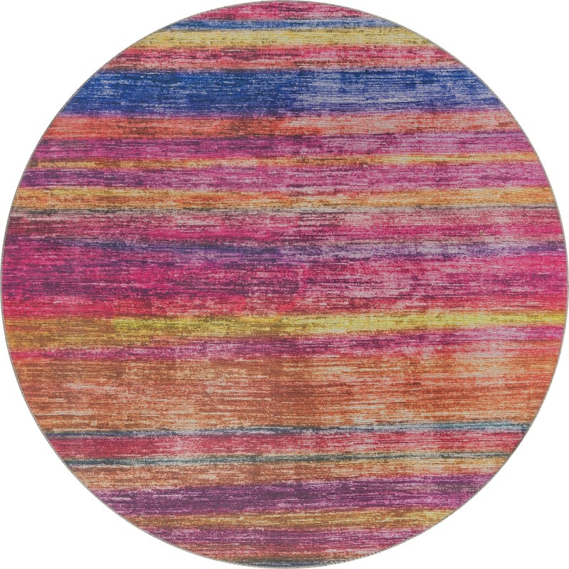 7' 7 x 7' 7 Prewitt · Striped rug, multi