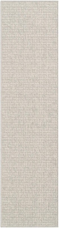 Loam · Checkered Outdoor Rug, gray