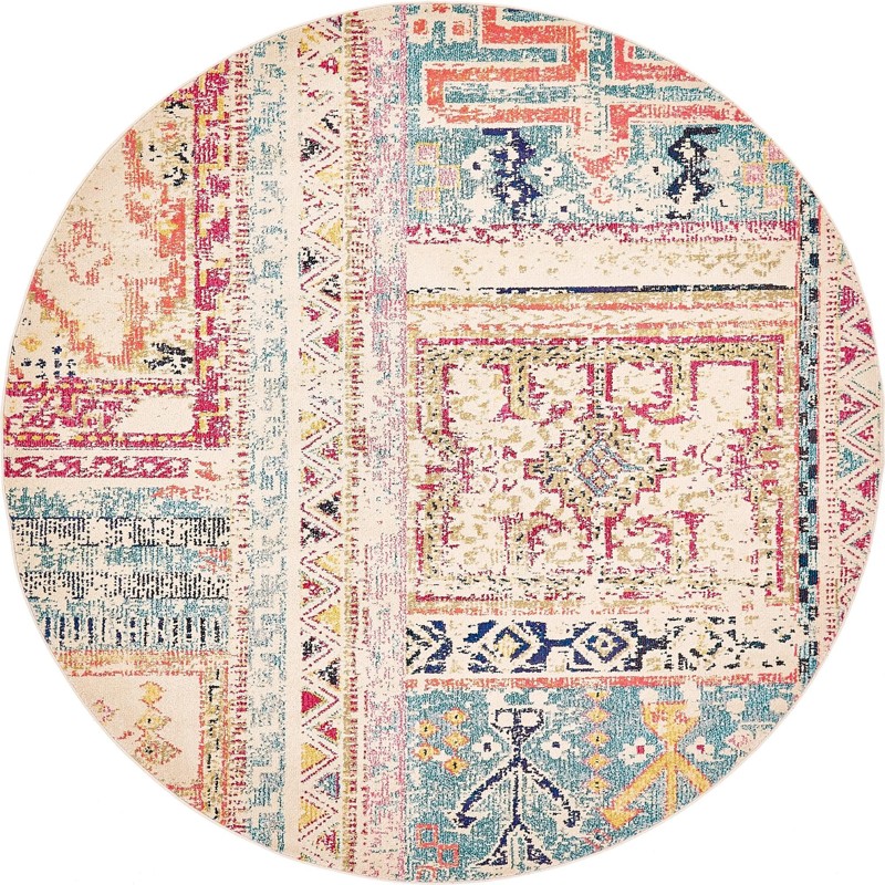 8' x 8' Irvine · Geometric Washable Rug
