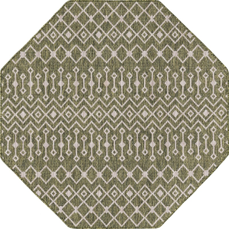 Kearney · Chevron Outdoor Rug, green