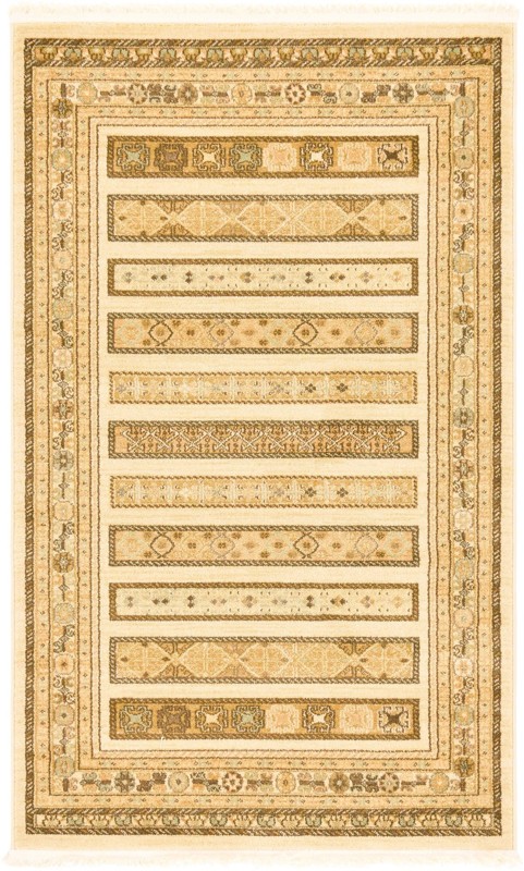 3' x 5' 3 Quarry · Border rug