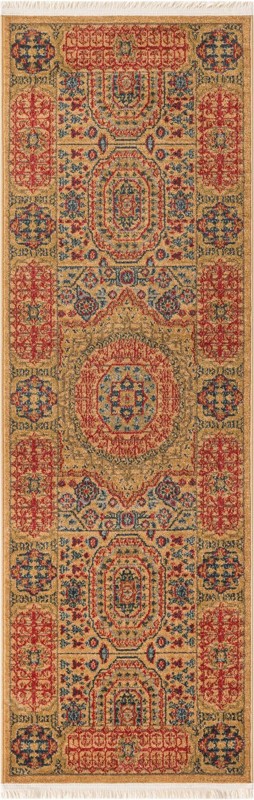 2' x 6' Wicker · Border rug