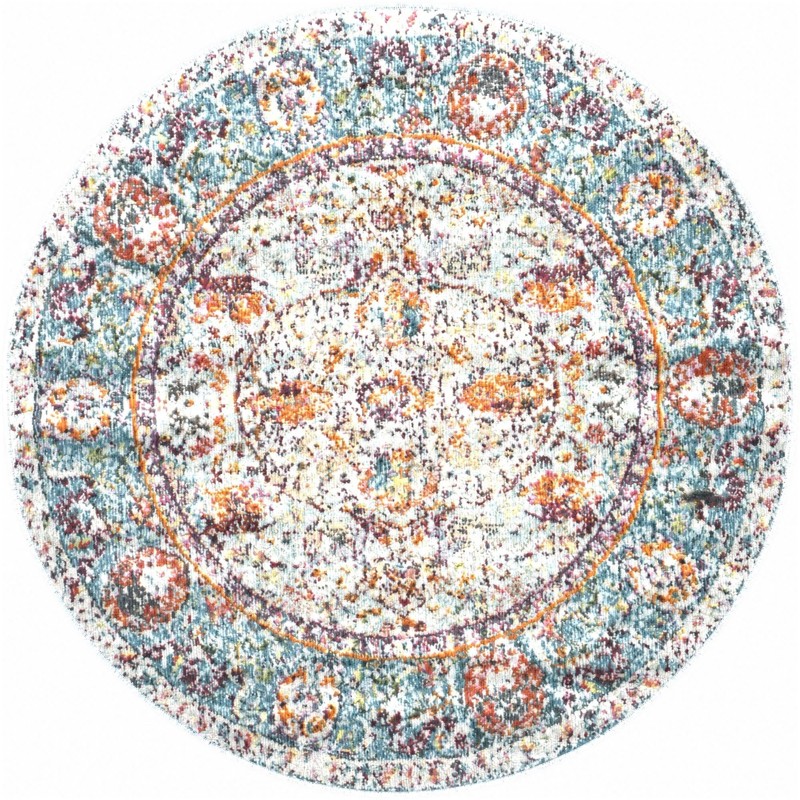 3' 3 x 3' 3 Lyme · Medallion rug