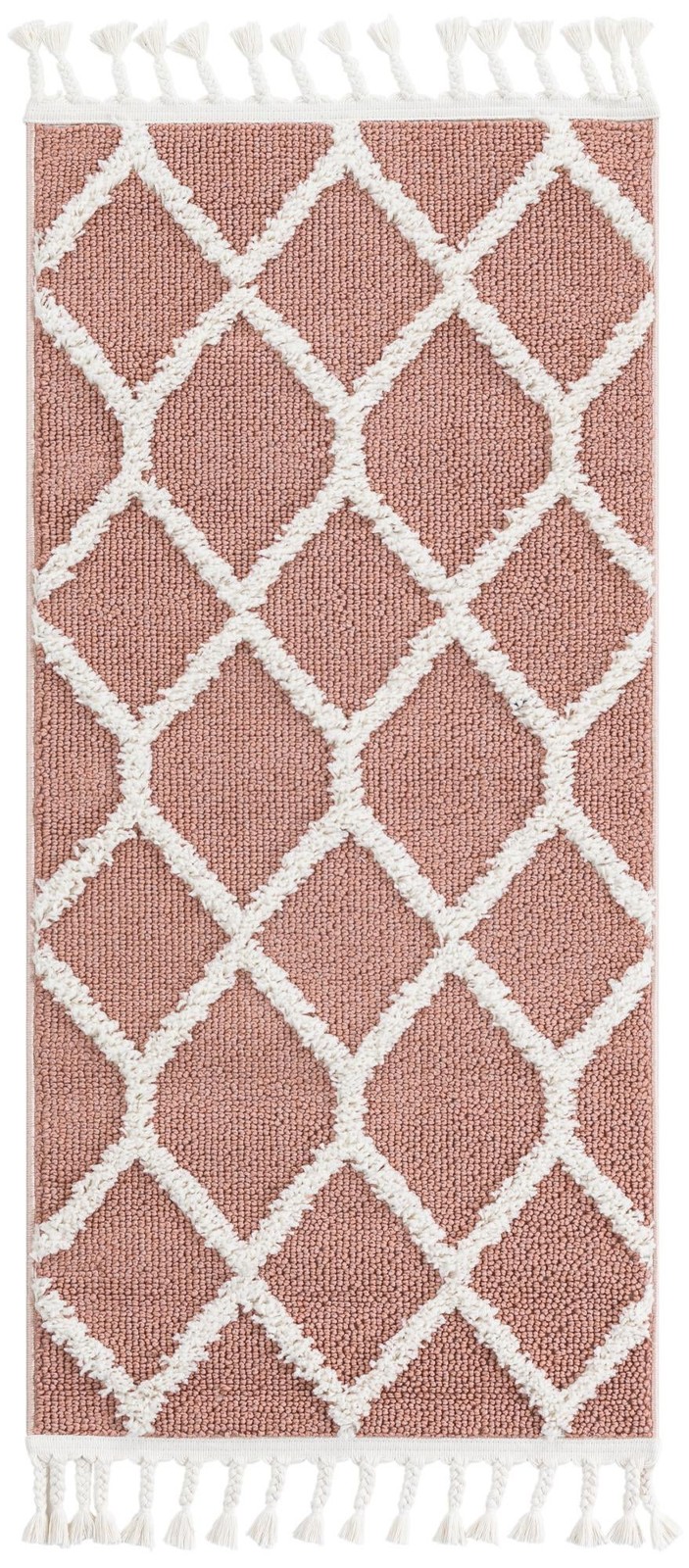2' x 4' Kirkwood · Geometric rug, pink