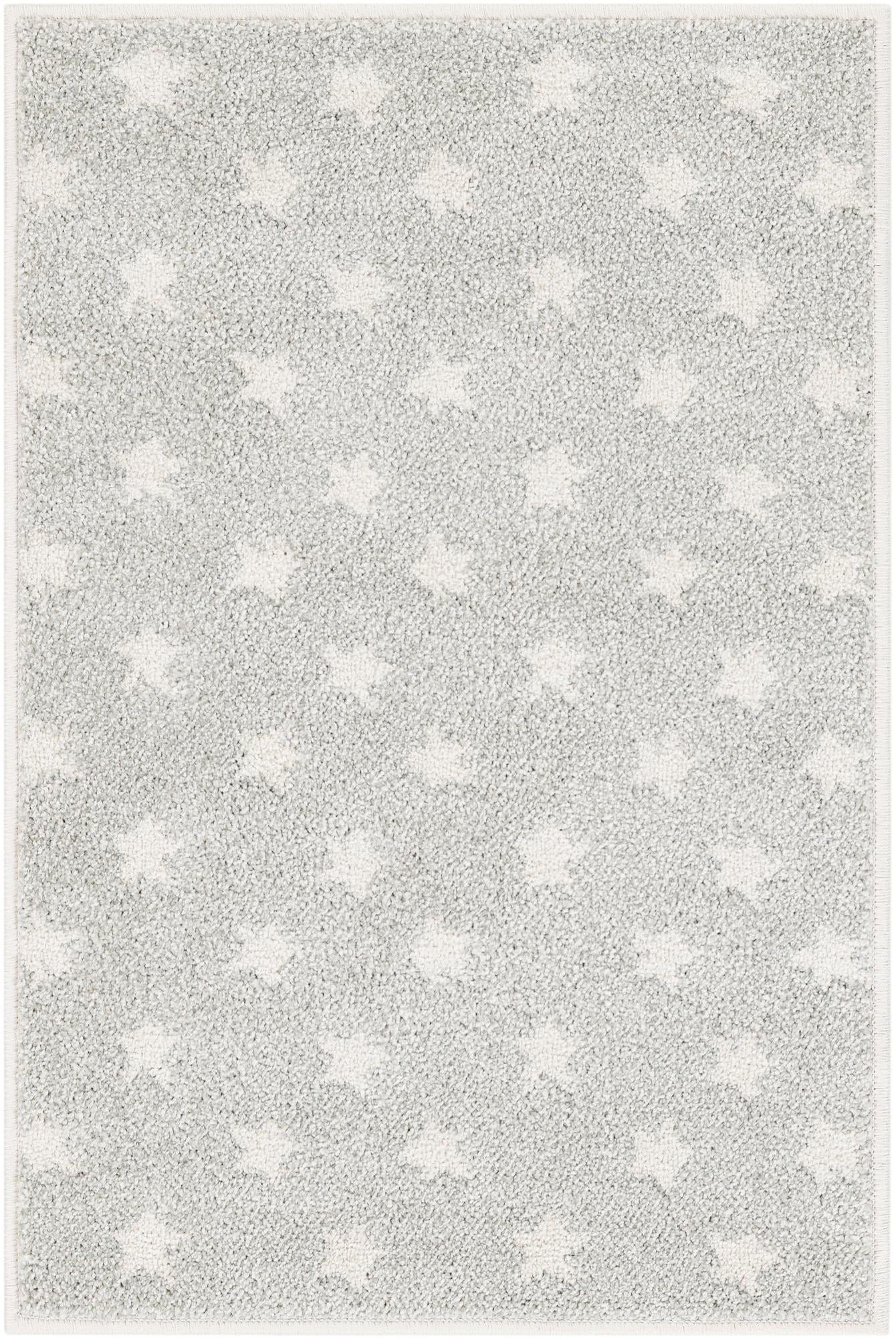 2' 2 x 3' Dorsey · Polka dots rug, cloud gray