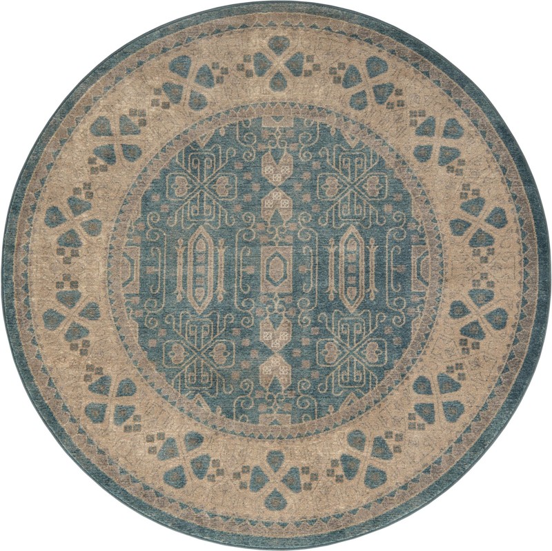 6' x 6' Esmond · Border rug
