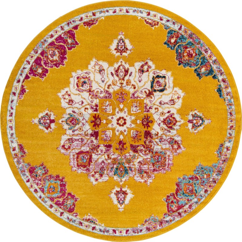 Nettle · Border rug, yellow