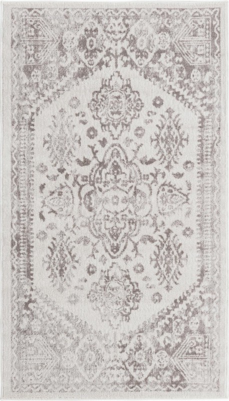 Elsie · Border rug, cream