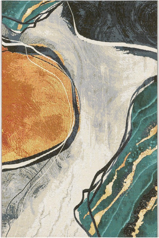 4' 1 x 6' 1 Lomax · Abstract Outdoor Rug