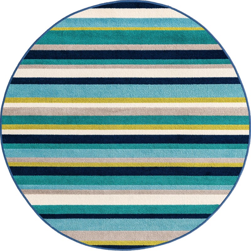 3' x 3' Vernal · Striped rug
