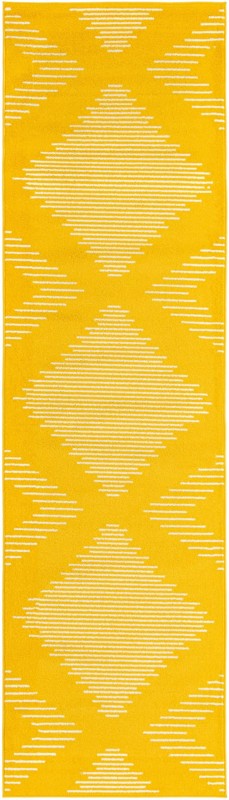 Knox · Diamond rug, yellow