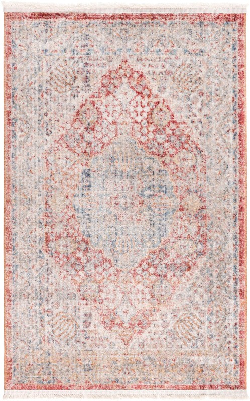 Meridian · Border rug, red