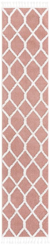 2' 7 x 12' Kirkwood · Geometric rug, pink