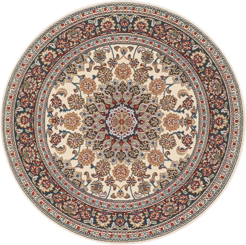 4' 1 x 4' 1 Lomax · Floral / botanical Outdoor Rug